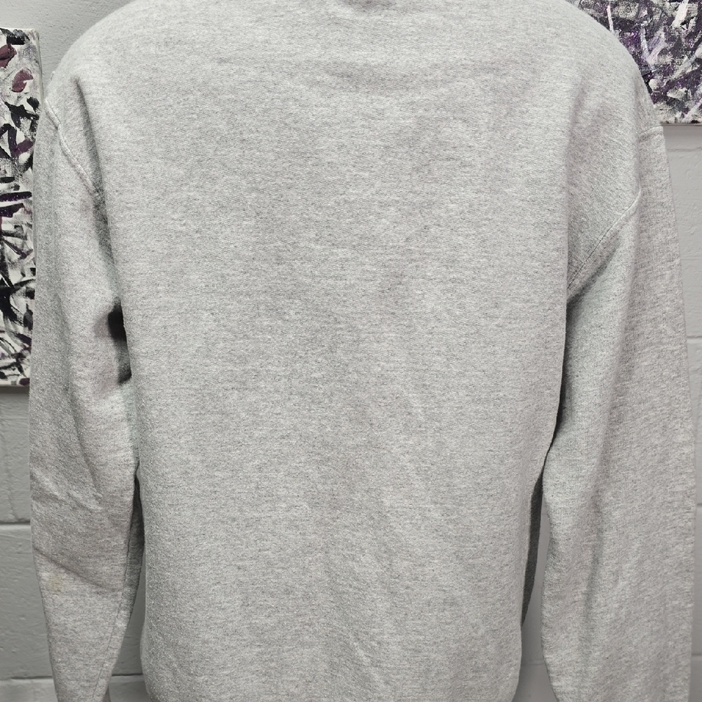 Pabst Blue Ribbon Gray Logo Hoodie - Women's Pullover Sweatshirt - Picture 7 of 9